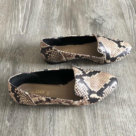 ALDO Snake Print Loafers - Picture 7 of 8